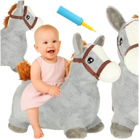   Ráülős gyerek gumiló ugráló puha borítással, pumpával