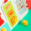 Érzékszervi manipulációs tábla montessori konyhaóra fényhang