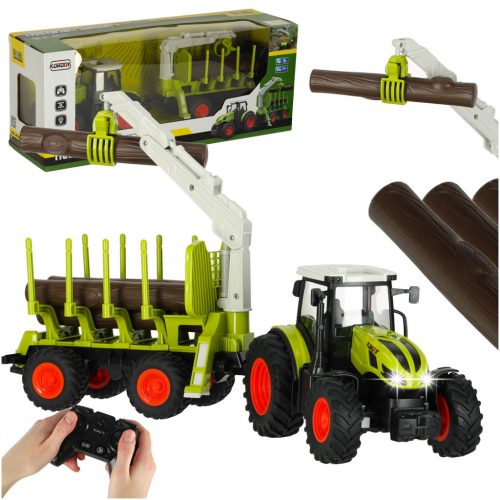 RC mezőgazdasági rönkszállító traktor 2.4G 3.7V 500mAh