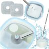 Spin mop lapos mop forgófejes felmosó szett vödörrel 