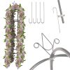 Kerti pergola oszlop, növényfuttató állvány fém 195 cm