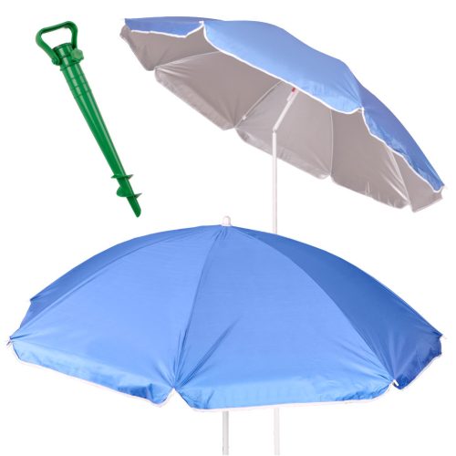 Strand napernyő állítható dönthető UV összecsukható 150cm kék