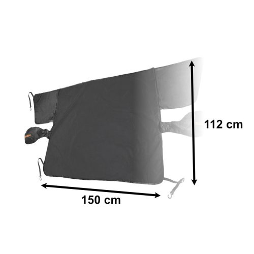 Fagyálló mágneses szélvédőtakaró, napellenző 260 cm x 112 cm