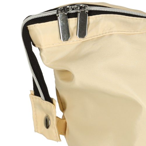 Női multifunkciós babakocsi utazótáska anyukáknak mommybag, bézs színű