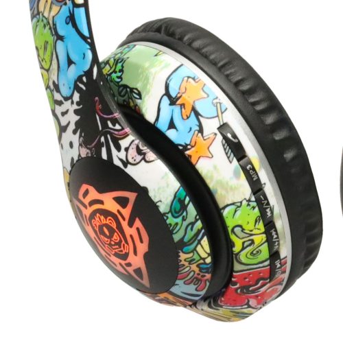 Bluetooth Vezeték nélküli fülhallgató graffiti mintával P35