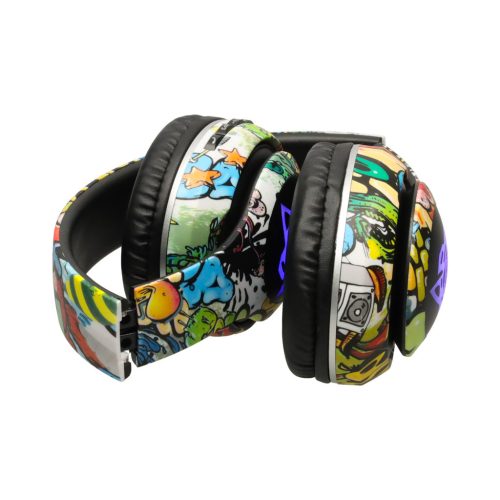 Bluetooth Vezeték nélküli fülhallgató graffiti mintával P35