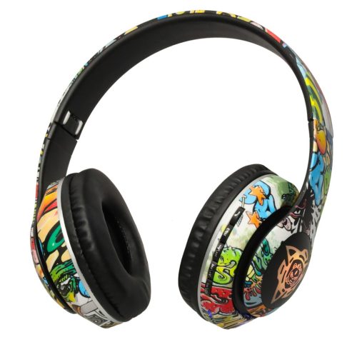 Bluetooth Vezeték nélküli fülhallgató graffiti mintával P35