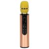 Bluetooth vezeték nélküli karaoke mikrofon arany