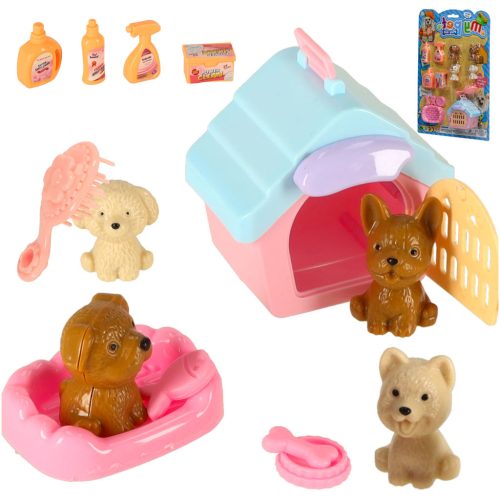 Pet spa szett mini kutya szépségszalon szett gyerekeknek