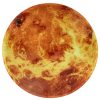 Mars bolygó narancssárga falióra 32c