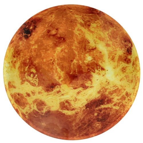 Mars bolygó narancssárga falióra 32cM