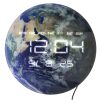 Bolygó föld falióra kék 32cm