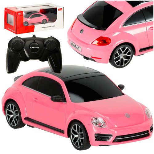 Volkswagen Bogár rózsaszín RC autó 1:24 