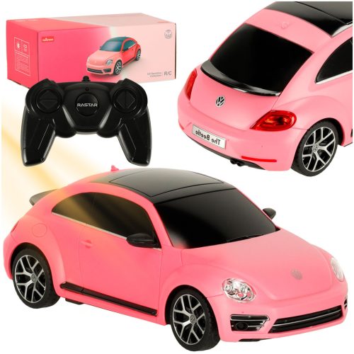 1:24 Volkswagen Beetle-UV rózsaszín RC autó