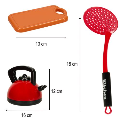 Konyhai tartozék játékkészlet edények és serpenyők 35db