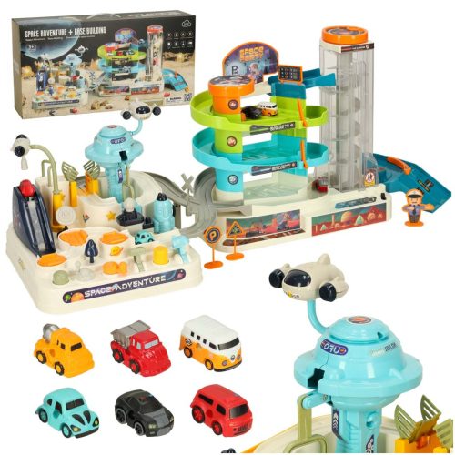 Space adventure 3 szintes Parkolóház lifttel 2in1