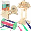 DIY tudományos fizikai kísérlet játékkészlet 3 az 1 ben, fából