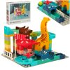Dinoszaurusz park golyópálya csúszdával 62db