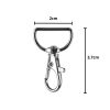 Fém karabiner készlet 500 db, 3.7x2 cm
