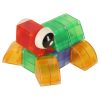3D építő mágneses téglák LED világító 32 db