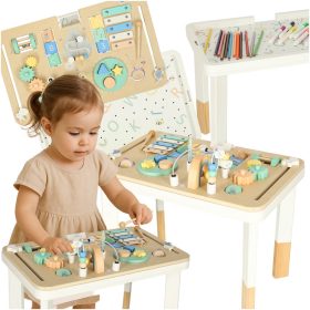 Lulilo montessori színes foglalkoztató asztal gyerekeknek