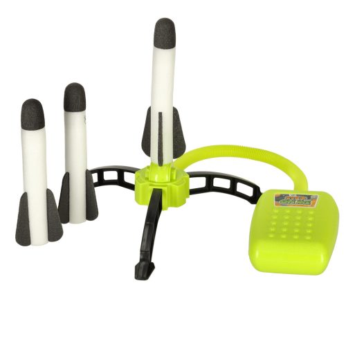 Rocket launcher LED habszivacs rakétavető katapult gyerekeknek