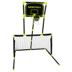  Kültéri 6 az 1 ben sport készlet focikapu, kosárlabda, hoki, korong