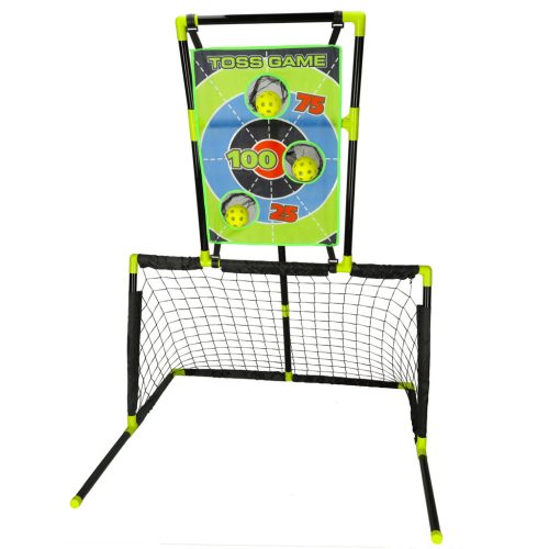 Kültéri 6 az 1 ben sport készlet focikapu, kosárlabda, hoki, korong