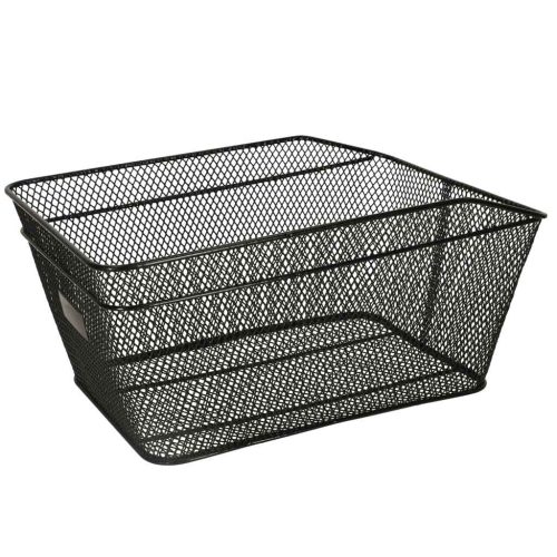 RALLEX fekete fém hátsó kerékpárkosár 25kg