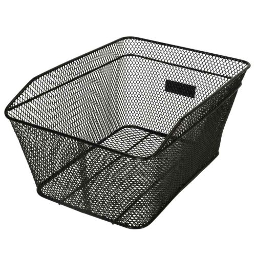 RALLEX fekete fém hátsó kerékpárkosár 25kg