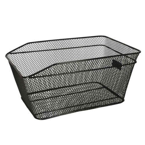 RALLEX fekete fém hátsó kerékpárkosár 25kg