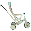 TRIKE FIX V4 tricikli gyerekeknek árnyékoló tetővel, tolókarral, kék-szürk