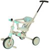 TRIKE FIX V4 tricikli gyerekeknek árnyékoló tetővel, tolókarral, kék-szürk