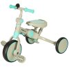 TRIKE FIX V4 tricikli gyerekeknek árnyékoló tetővel, tolókarral, kék-szürk