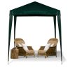 Zöld kereskedelmi rendezvény pavilon sátor 2x2