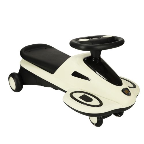 Gravitációs Bobocar világító LED kerekek zenével, 74cm bézs/fekete, max 100kg