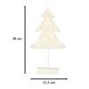 Karácsonyfa álló dekoráció 39cm 10LED meleg sárga 39cm