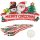 LED karácsonyi fény Merry Christmas felirat 45cm, tapadokoronggal