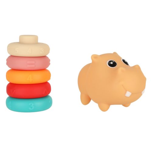 Aranyo Víziló szenzoros karikák, puha puzzle