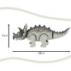 Távirányítású dinoszaurusz RC Triceratops sétál, világít, üvölt