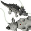 Távirányítású dinoszaurusz RC Triceratops sétál, világít, üvölt