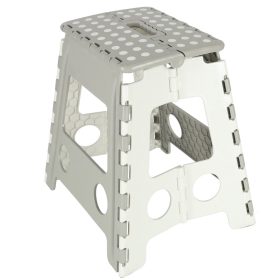 Csúszásmentes összecsukható szék 39cm világosszürke