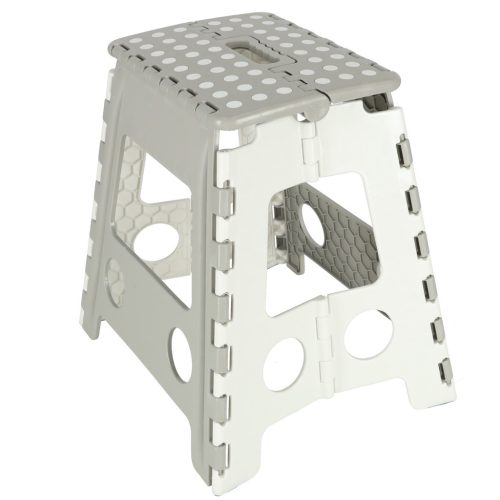 Csúszásmentes összecsukható szék 39cm világosszürke