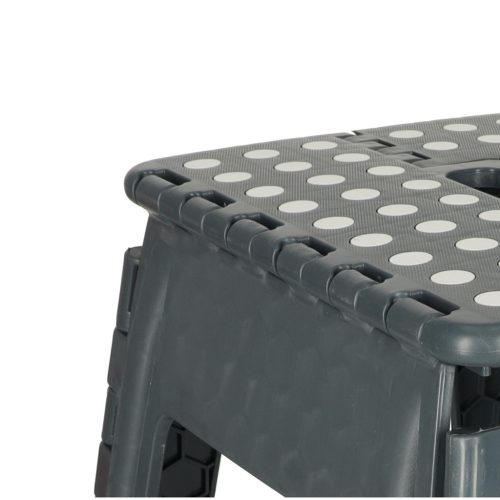 Csúszásmentes összecsukható zsámoly, sámli 39cm sötétszürke