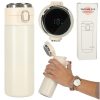 Termosz bögre smart LED kijelzővel, 420ml bézs színben