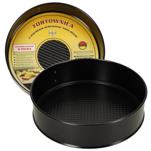 Sütőforma levehető peremmel 24cm fekete