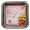 Sütőtálca rakott ételekhez, tortákhoz, pizzákhoz 24cm x 24cm szürke