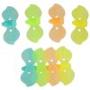 54 darabos versenypálya összeszerelhető autóval, fluoreszkál