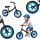 Trike Fix Balance futóbicikli fekete és kék