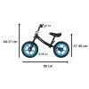 Trike Fix Balance futóbicikli fekete és kék